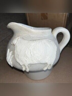 Hand Painted Pitcher 5" Vase Ceramic hand painted in Italy for FTD